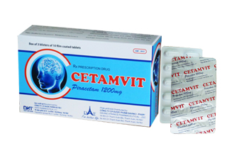 CETAMVIT: Điều trị chứng chóng mặt suy giảm trí nhớ.