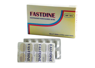 FASTDINE: Điều trị triệu chứng trong viêm mũi dị ứng theo mùa.